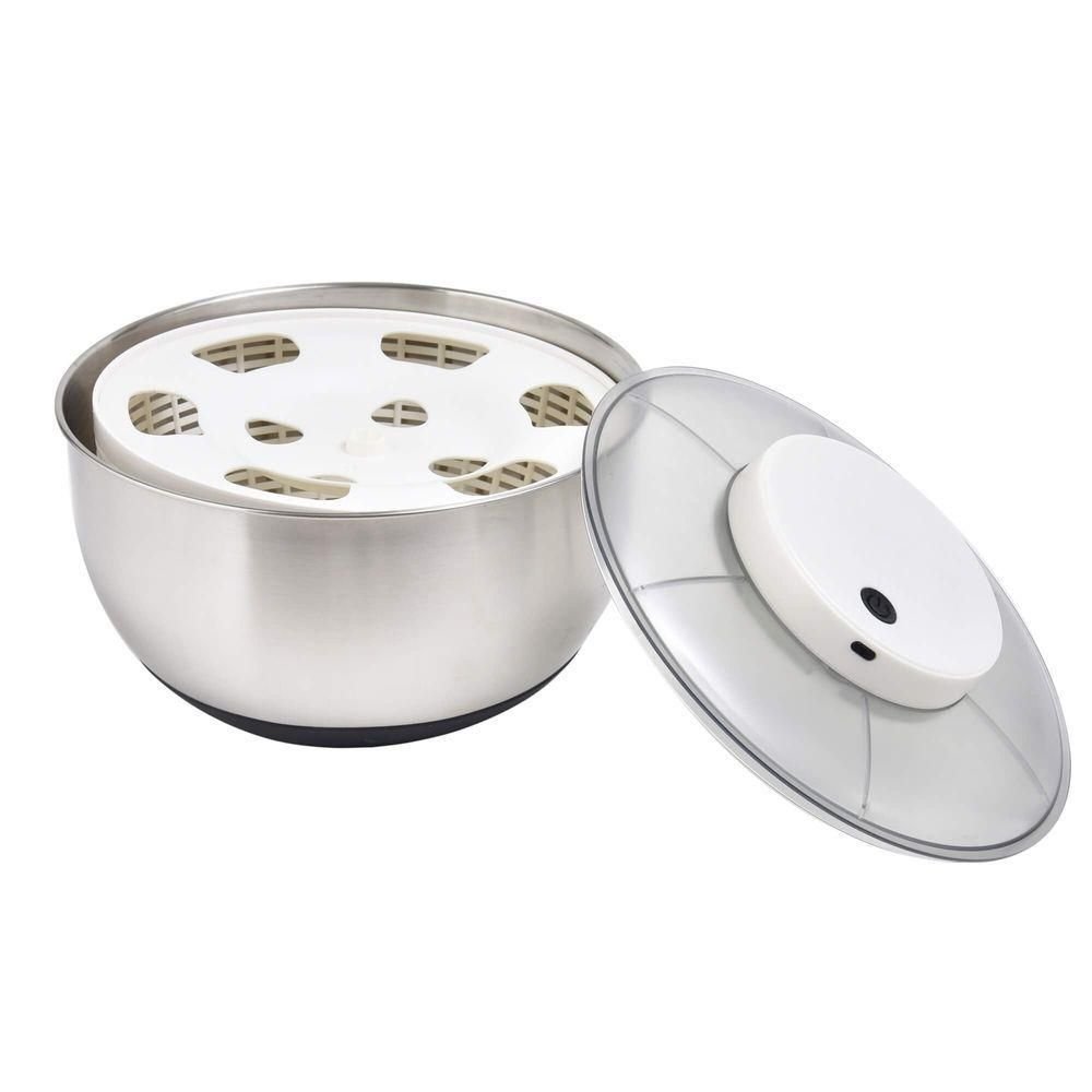 Lava e Seca Saladas Elétrico em Aço Inox Kenya - 2