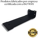 Ver imagem 3 de 8 Fixadores de Parede Mão Francesa para Prateleira 20cm Formato Largo Estilo Invertido Preto