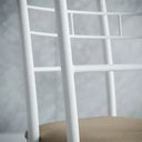 Ver imagem 3 de Kit 4 Cadeiras Paraty Corino Creme Tubo Branco