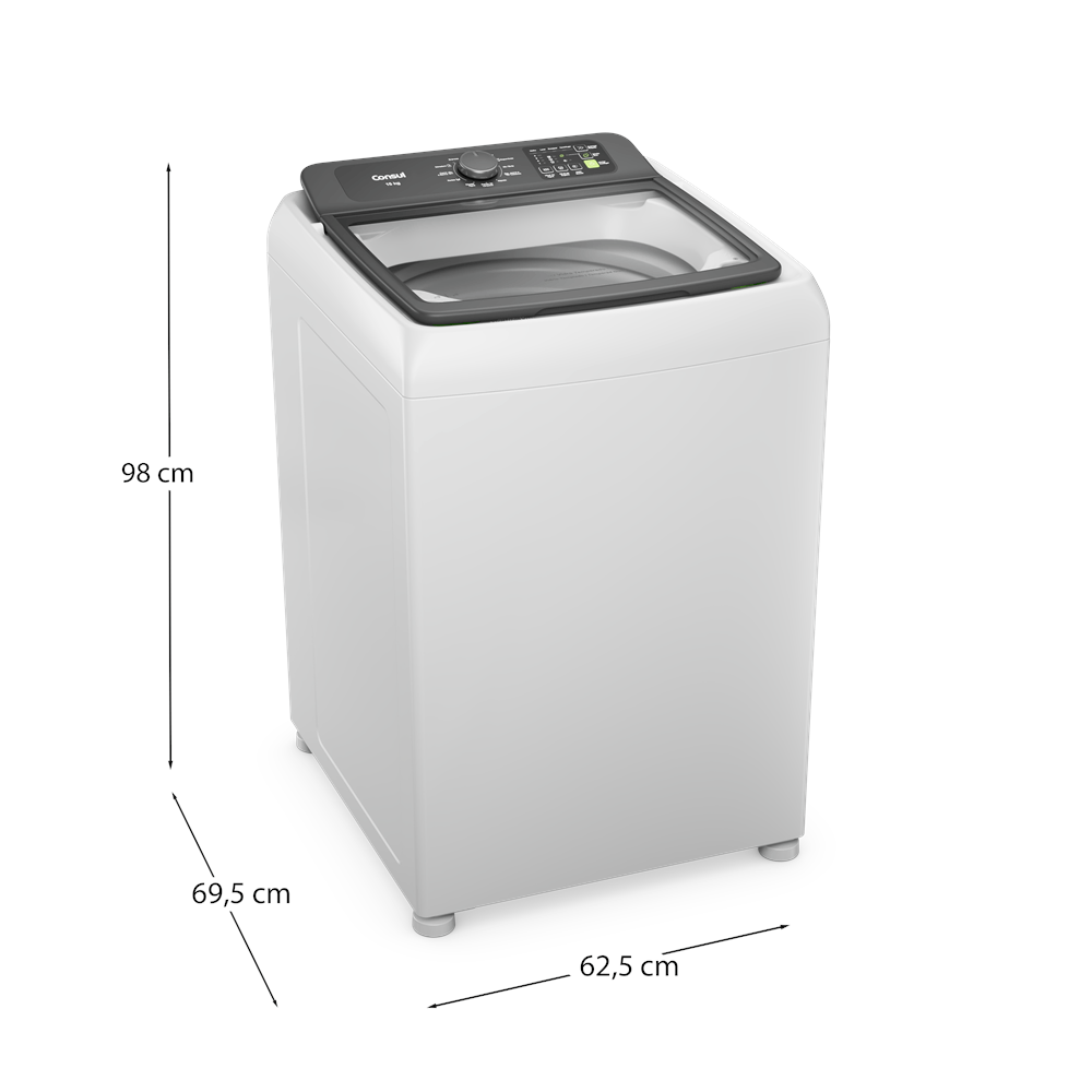 Máquina de Lavar Consul 15 Kg Branca com Modo Eco - Cwn15ab 110v - 3