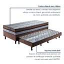 Ver imagem 6 de Cama Box Conjugada com Cama Auxiliar Solteiro Pés em Madeira Maciça Maximus Marrom/Rústico Cerejeira/Bege