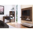 Ver imagem 1 de Conjunto para Quarto com Painel TV 42' e Escrivaninha com Estante Native Espresso Móveis