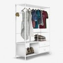 Ver imagem 6 de Quarto Estilo Provençal com Cama de Casal e Closet Bella Espresso Móveis