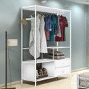 Ver imagem 5 de Quarto Estilo Provençal com Cama de Casal e Closet Bella Espresso Móveis
