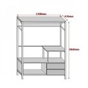 Ver imagem 7 de Quarto Estilo Provençal com Cama de Casal e Closet Bella Espresso Móveis