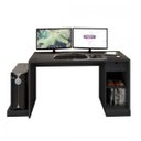 Ver imagem 6 de Conjunto Gamer com Mesa 1 Gaveta e Estante 5 Prateleiras DRX 9000 Espresso Móveis Preto