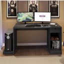 Ver imagem 5 de Conjunto Gamer com Mesa 1 Gaveta e Estante 5 Prateleiras DRX 9000 Espresso Móveis Preto
