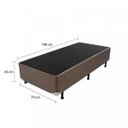 Ver imagem 2 de Base Box Solteiro Bipartido 43x79x198cm 