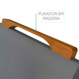 Conjunto Sala de Jantar 4 Lugares em Madeira Maciça Mesa Redonda 1,2M e 4 Cadeiras Moveis Mix - 5