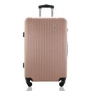 Ver imagem 1 de Mala Grande Viagem Internacional Rígida Despachada Rodas 360º Cadeado Segredo Gladiador A2g:rose Gol