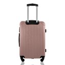 Ver imagem 4 de Mala Grande Viagem Internacional Rígida Despachada Rodas 360º Cadeado Segredo Gladiador A2g:rose Gol