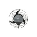 Ver imagem 1 de Climatizador de Parede Goar Atenas 60cm 1370 Rpm 3 Hélices 230w Preto 127v - Atp011