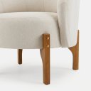 Ver imagem 4 de Poltrona Boucle Decorativa Orgânica Sala de Estar de Luxe Quarto Recepção Living