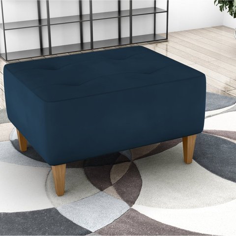 Puff para Sala de Estar 62cm X 37cm Piva