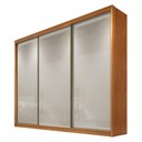 Ver imagem 1 de Guarda Roupa Casal Medelim 3 Portas 4 Gavetas Cinamomo Fendi - Novo Horizonte