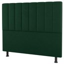 Ver imagem 2 de Kit Cabeceira E Baú Cama Box Solteiro Cora 90cm Suede Verde