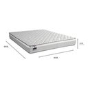 Ver imagem 4 de Colchão Hanover Ensacadas King 193x203cm - Molas Ensacadas, Softgel, Inducol Cr447e Branco/cinza