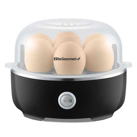 Elite Gourmet Egc115b Panela Elétrica de Ovos 7-ovos Preto Clássico