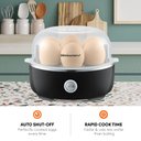 Ver imagem 3 de Elite Gourmet Egc115b Panela Elétrica de Ovos 7-ovos Preto Clássico