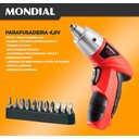 Ver imagem 4 de Parafusadeira Elétrica Mondial 4,8v Bivolt Fpf-05