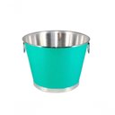 Ver imagem 1 de Balde Gelo Cerveja Alumínio Verde Água 9lverde Àgua