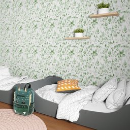 Papel de Parede - Folhas Verde - 2