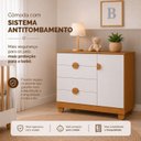 Ver imagem 7 de Quarto de Bebê Completo Apolo | Berço 2 em 1, Cômoda Sapateira 100% MDF