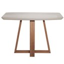 Ver imagem 4 de Mesa de Jantar Província Bennett Retangular com Vidro 1,15 Off White/Natural