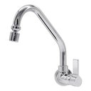 Ver imagem 1 de Torneira Cozinha Parede Bica Móvel Luxo 1/4 de Volta C70