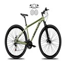 Ver imagem 1 de Bicicleta Absolute Nero 5 Verde Oliva 21v com Freio Hidráulicos Câmbios Shimanos