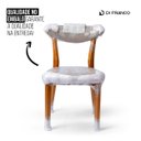 Ver imagem 7 de Kit 8 Cadeiras de Jantar Floripa Madeira Mel Boucle Bege