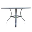 Ver imagem 3 de Mesa Ripada com Furo para Ombrelone (1,20 Metros) Preta