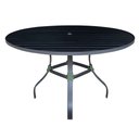 Ver imagem 1 de Mesa Ripada com Furo para Ombrelone (1,20 Metros) Preta
