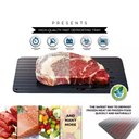 Ver imagem 3 de Bandeja Descongelamento Rápido Alumínio Carnes Peixes 29.5x20.3x0.2cm