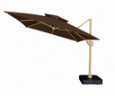 Ver imagem 1 de Ombrelone Moonlight LED 3x3m com Base - Marrom