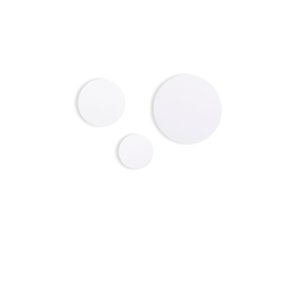 Conjunto de Ganchos de Parede Formato Bola - Branco