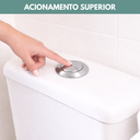 Ver imagem 5 de Botão Acionamento Duplo Caixa Acoplada 7cm 1.6gpf 6lpf