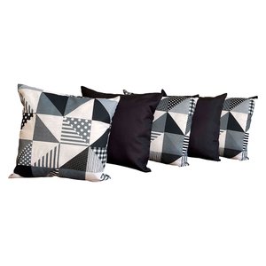 Capas de Almofadas Decorativas 5 Unidades Com Ziper:KCT05121