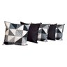 Capas de Almofadas Decorativas 5 Unidades Com Ziper:KCT05121 - 1