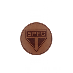 Porta Copo Time São Paulo Natural Em Mdf [F031] - 1