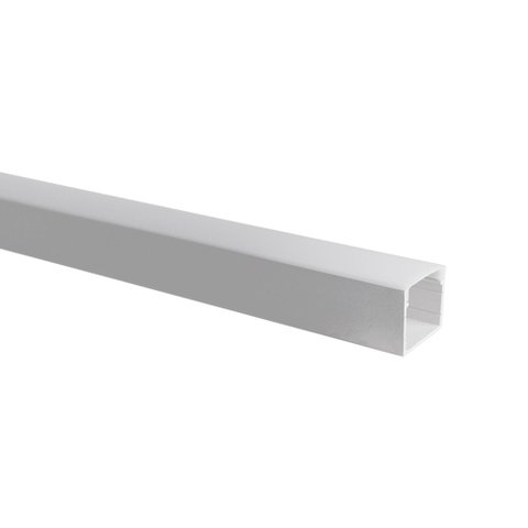 Perfil de Sobrepor para Fita Led Blumenau Line 23mm com 3 Metros Branco Fosco