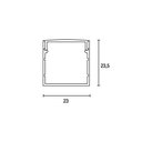 Ver imagem 2 de Perfil de Sobrepor para Fita Led Blumenau Line 23mm com 3 Metros Branco Fosco