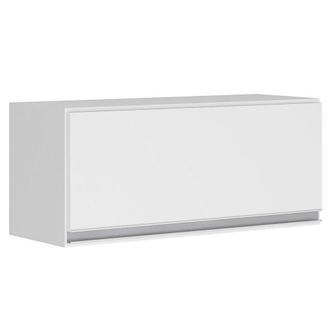 Armário Aéreo Multiuso 60cm 1porta Basculante Branco Fosco