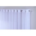 Ver imagem 2 de Cortina Sala Quarto Voal Liso Delicate 600x2,20 Transparente:branco