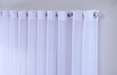 Ver imagem 2 de Cortina Sala Quarto Voal Liso Delicate 600x2,20 Transparente:branco