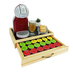 Bandeja Porta Cápsulas 41x40 Dolce Gusto Natural 24 Unidades - 2