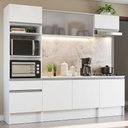 Ver imagem 1 de Armário de Cozinha Completa 240cm Branco Topazio Madesa