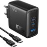 Carregador Rápido 100w 3 Portas Usb-c Gan Iphone 14 15 Mac - 1