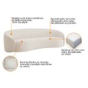 Ver imagem 6 de Kit Sofá 3 Lugares 200cm e 2 Poltronas Orgânica Luxo Recepção Amore Linho - Doce Sonho Móveis