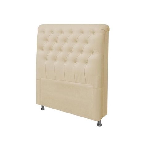 Cabeceira Paris para Cama Box Quenn Laminado Bege - Js